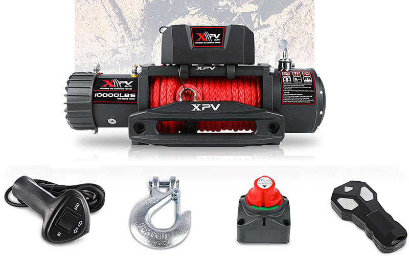 Electrical and manual winch