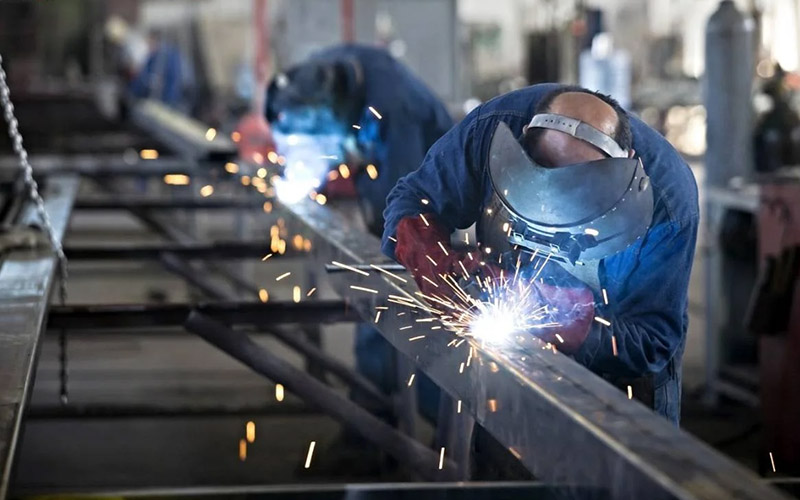 Industrial steel fabrication
