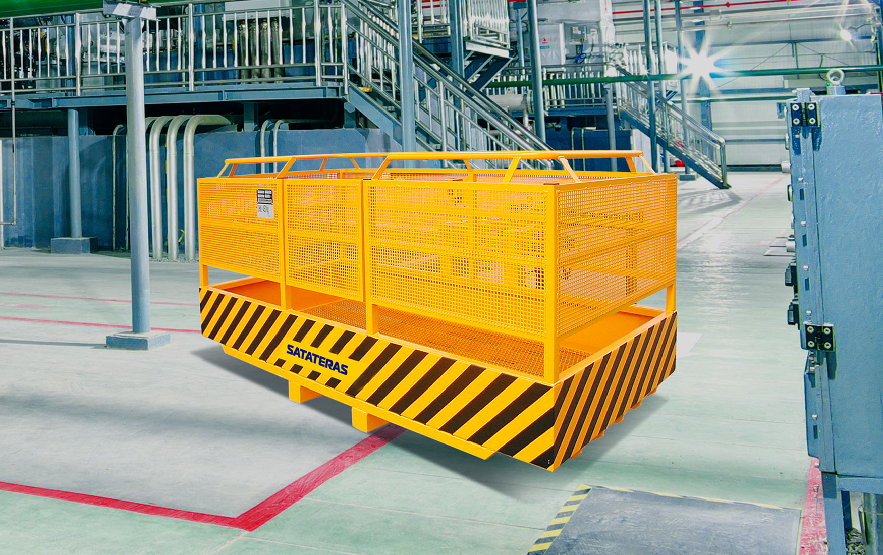 Man baskets and skips