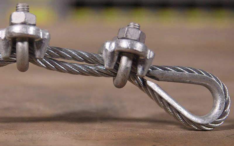 Wire rope clips
