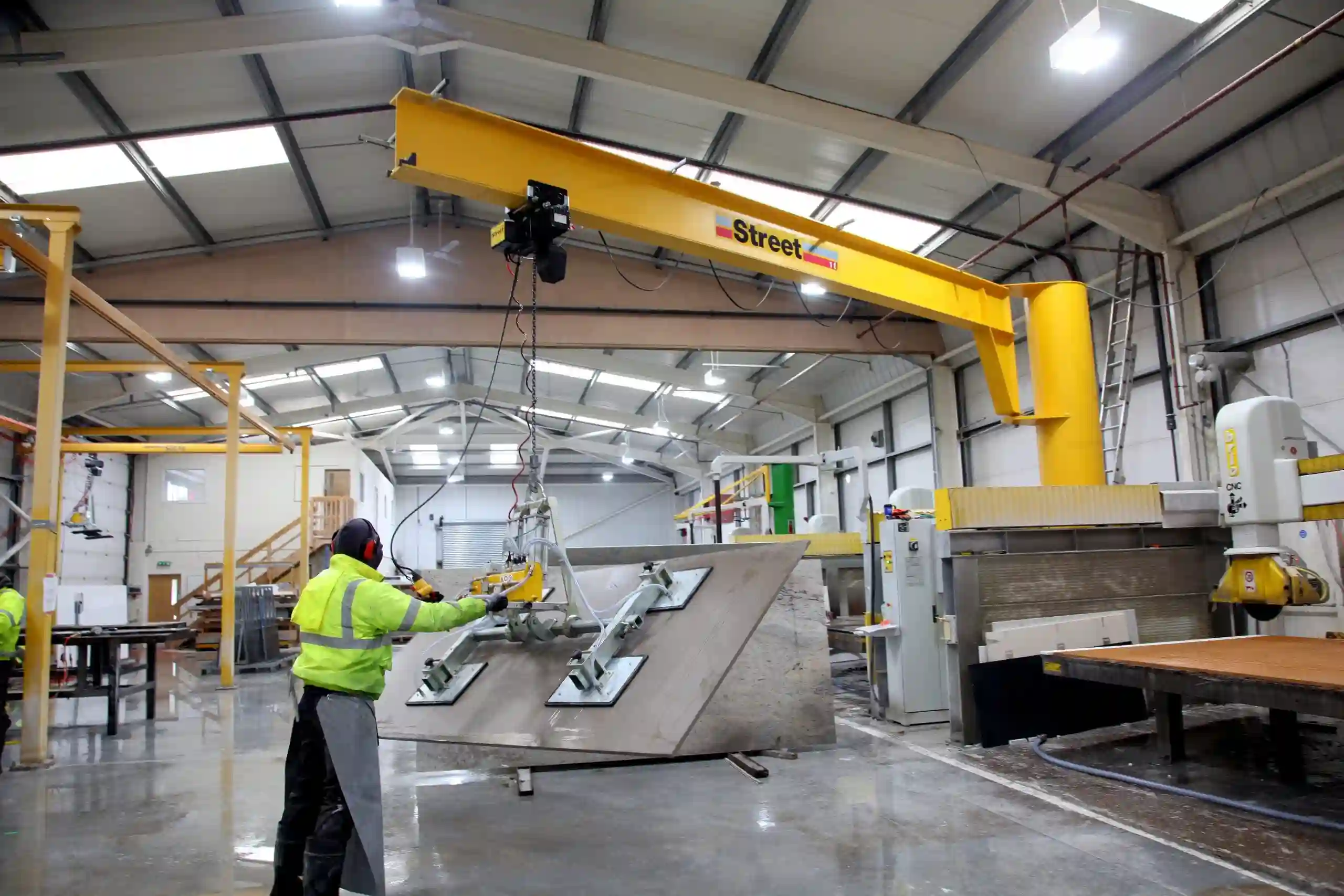 Jib crane supplied by Wellguard in Qatar